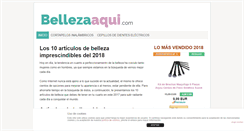 Desktop Screenshot of bellezaaqui.com