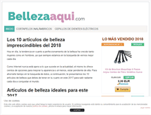 Tablet Screenshot of bellezaaqui.com